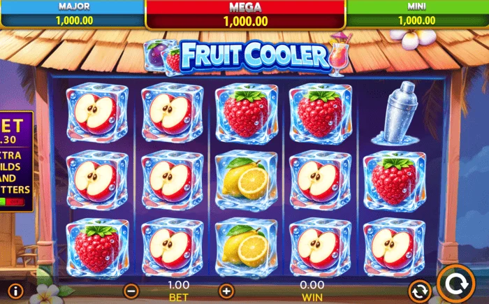 Layar permainan Fruit Cooler